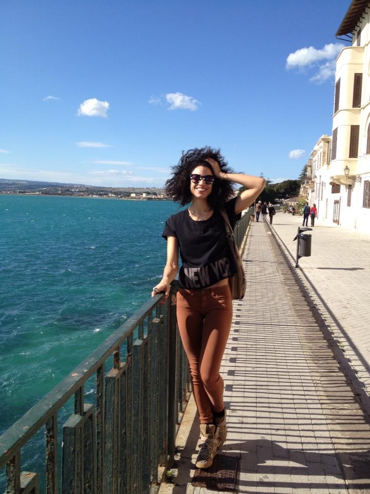 Natasha Diamond-Walker on tour in Sicily